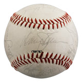 1984 Mets (22) Hernandez, Darling, Strawberry +19 Signed Baseball BAS #AE64194