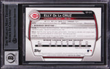 Reds Elly De La Cruz Signed 2023 Bowman Prospects #BP65 RC Card Auto 10 BAS Slab