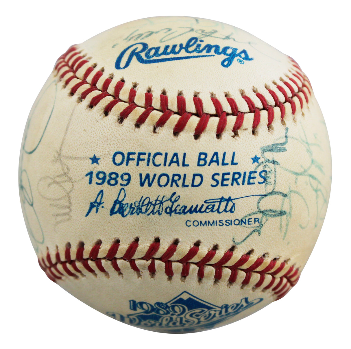 1989 Athletics (26) LaRussa, Parker, Eckersley +23 Signed Baseball BAS #AE64196