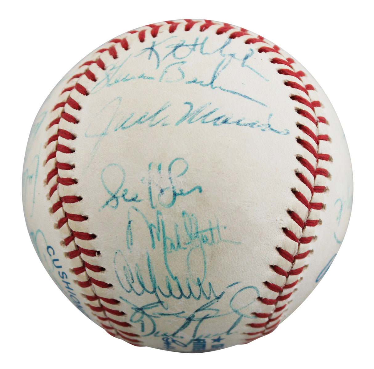 1991 Twins (31) Morris, Olica, Puckett +28 Signed OAL Baseball BAS #AE64192