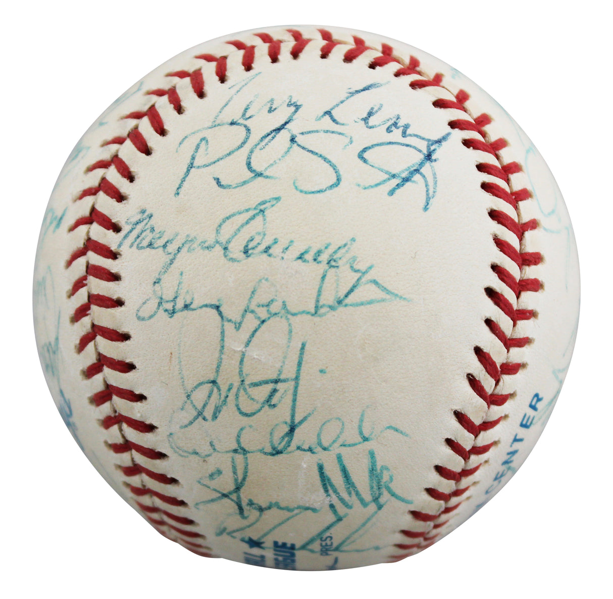 1991 Twins (31) Morris, Olica, Puckett +28 Signed OAL Baseball BAS #AE64192