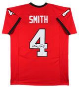 Georgia Nolan Smith Authentic Signed Red Pro Style Jersey JSA Witness