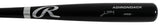 Rays Junior Caminero Authentic Signed Black Rawlings Adirondack Baseball Bat BAS