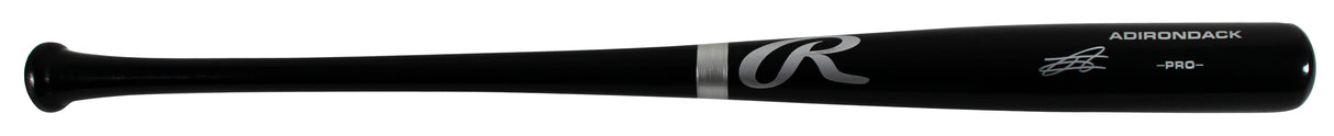 Mariners Julio Rodriguez Authentic Signed Black Rawlings Adirondack Bat BAS