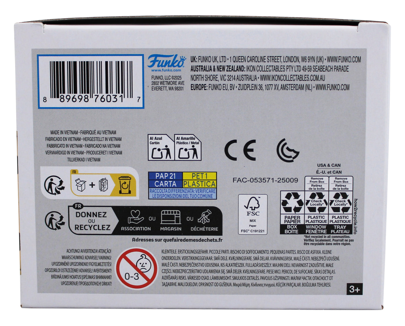 Lewis Pullman Thunderbolts Signed #1485 Funko Pop Vinyl Figure BAS #BS28328