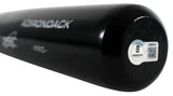 Mariners Julio Rodriguez Authentic Signed Black Rawlings Adirondack Bat BAS