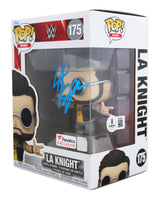 LA Knight Bro Authentic Signed WWE #175 Funko Pop Vinyl Figure BAS #BR79901