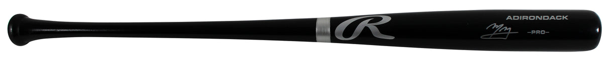 Padres Manny Machado Authentic Signed Black Rawlings Adirondack Baseball Bat BAS