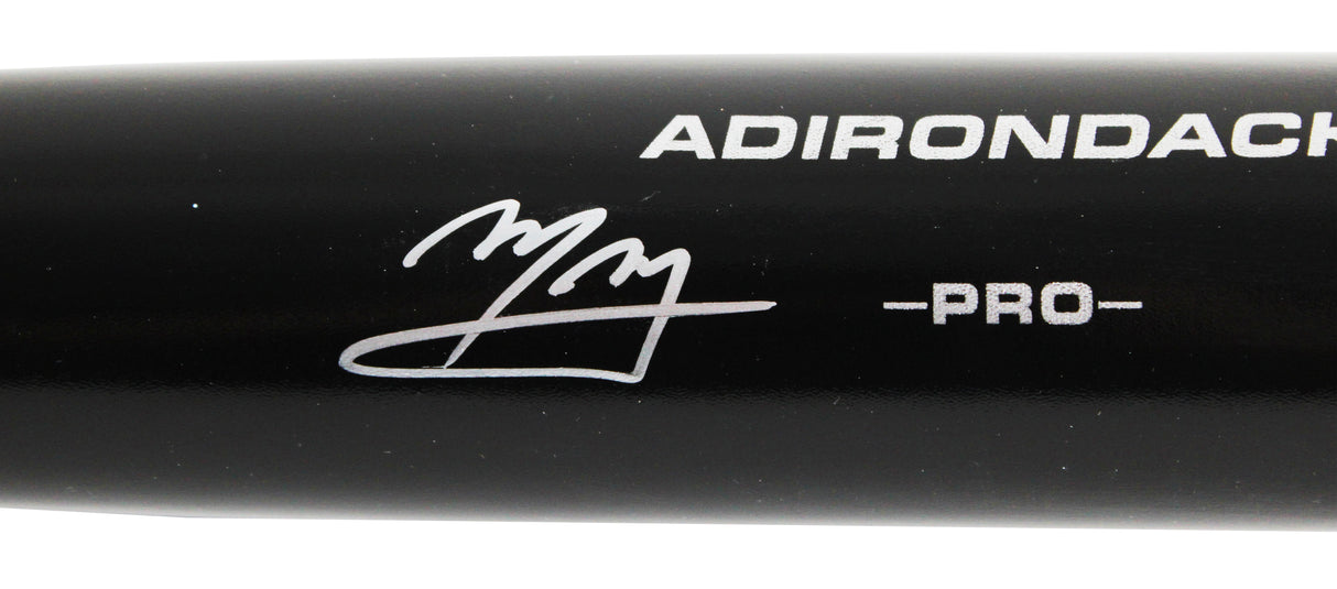 Padres Manny Machado Authentic Signed Black Rawlings Adirondack Baseball Bat BAS