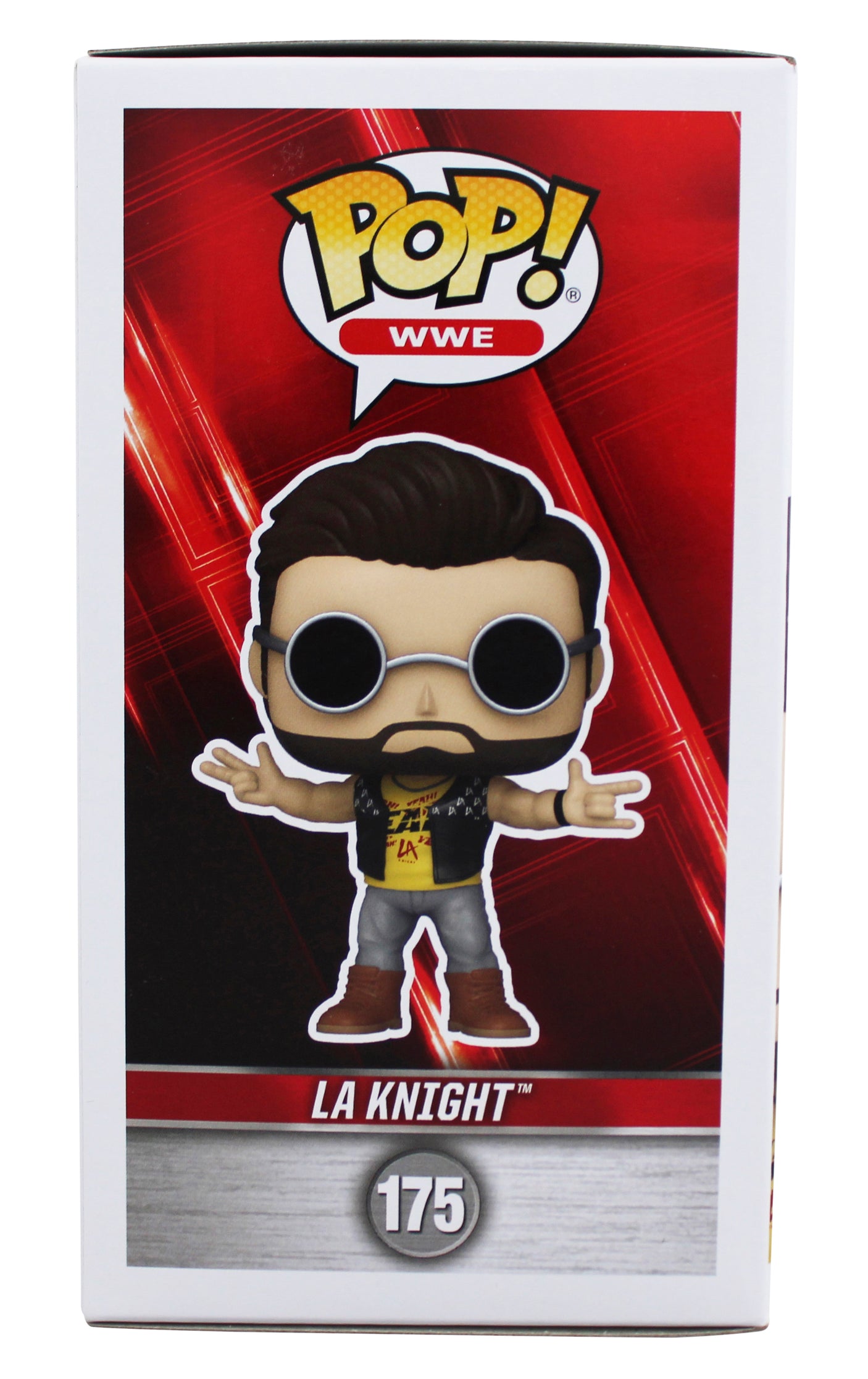 LA Knight Bro Authentic Signed WWE #175 Funko Pop Vinyl Figure BAS #BR79901
