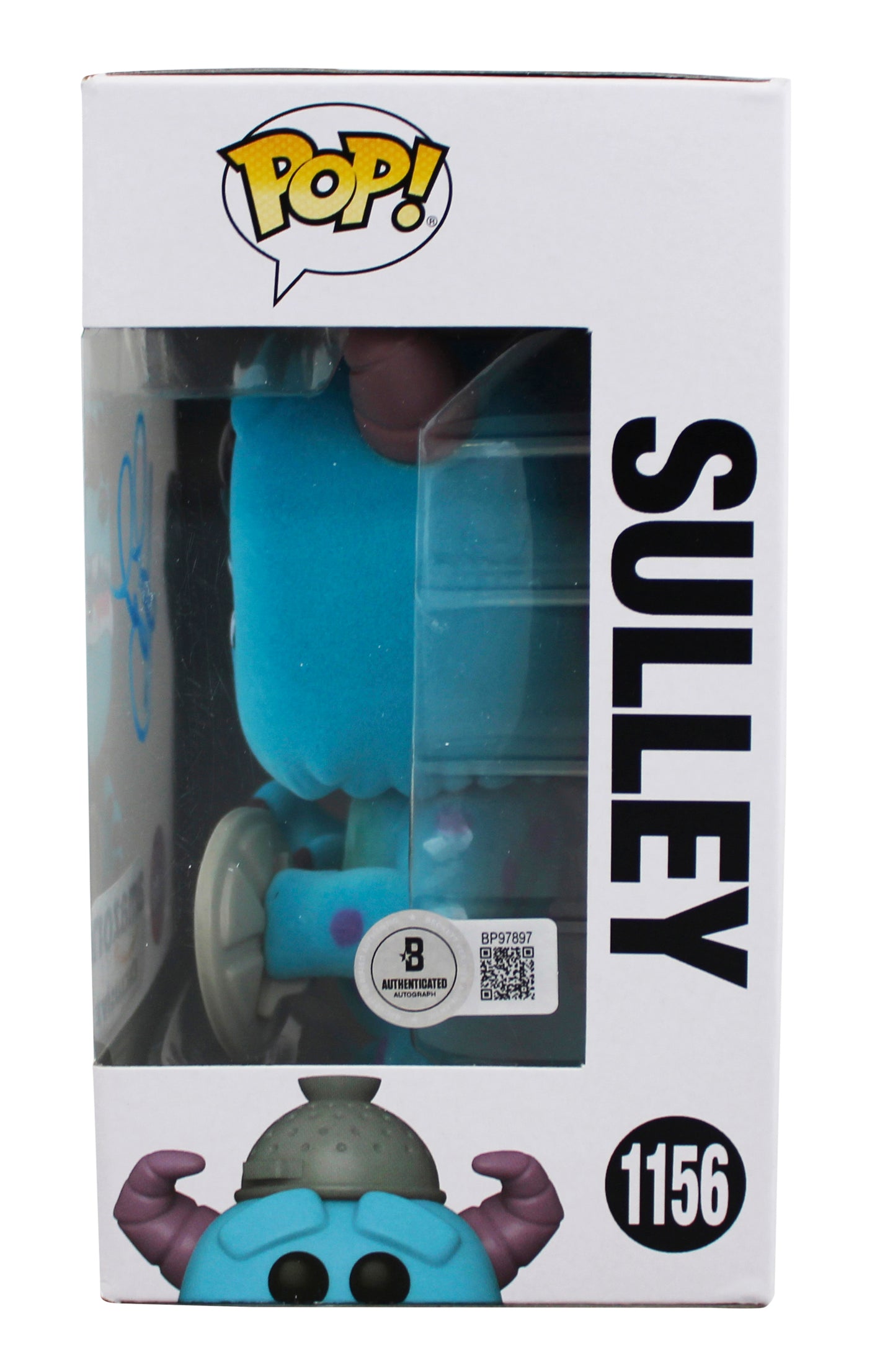 John Goodman Monsters Inc Signed Sully #1156 Funko Pop Vinyl Figure BAS #BP97897