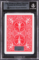 Mel Gibson Maverick Authentic Signed Ace Of Clubs Card BAS Slabbed 2