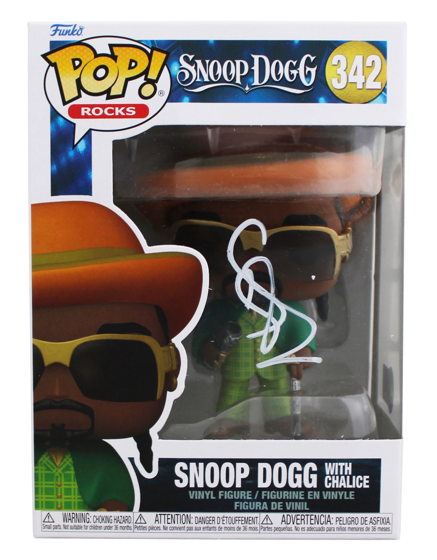Snoop Dogg Signed Snoop Dogg With Chalice #342 Funko Pop Figure BAS #BQ60829