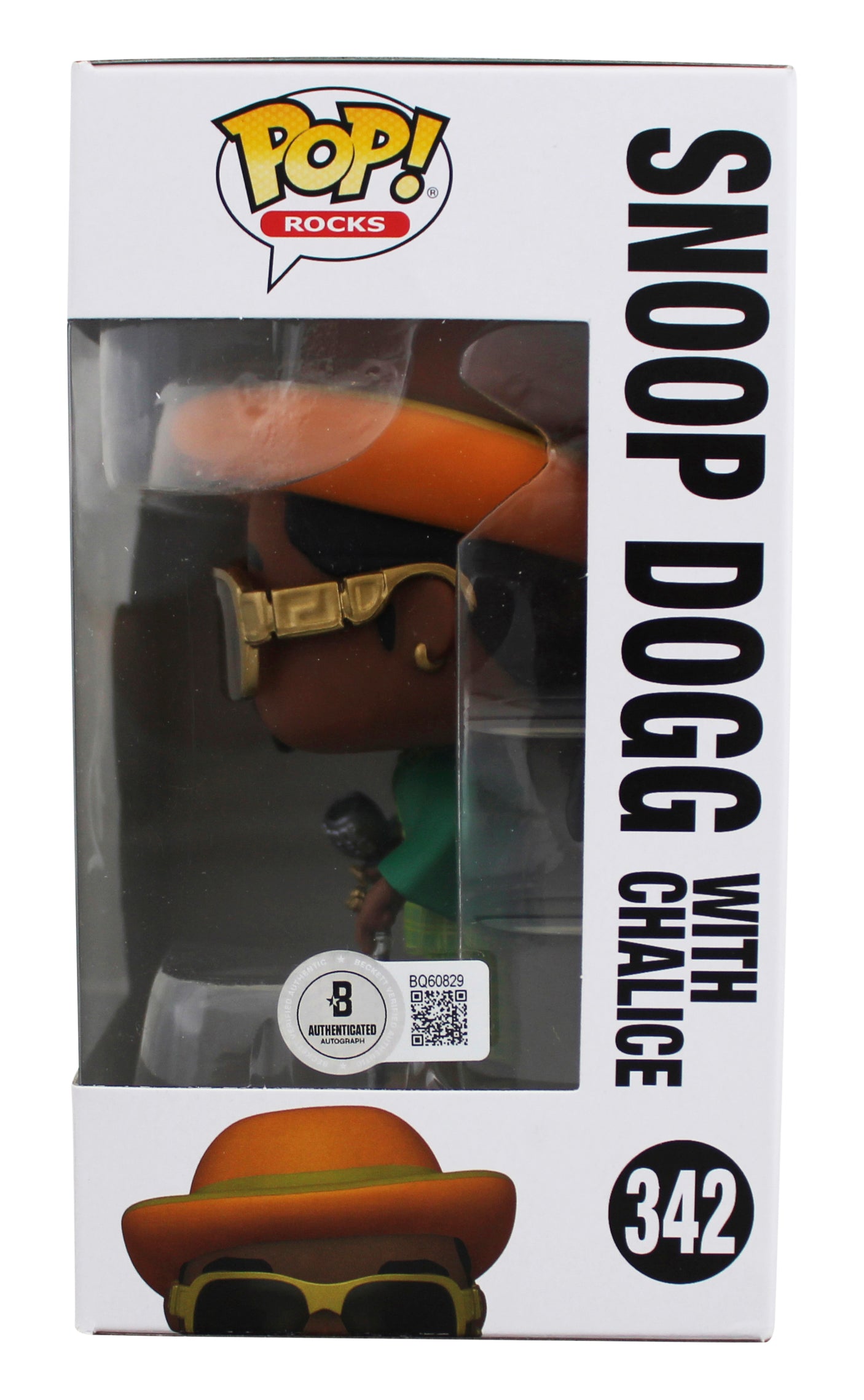 Snoop Dogg Signed Snoop Dogg With Chalice #342 Funko Pop Figure BAS #BQ60829