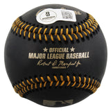 Royals Salvador Perez "2015 WS MVP" Signed Black Oml Baseball BAS #BN62980