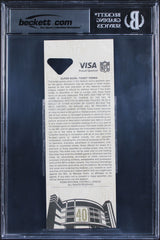 Steelers Hines Ward "SB XL MVP" Signed 2006 Super Bowl XL Ticket Stub BAS Slab 2