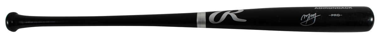 Padres Manny Machado Signed Black Rawlings Adirondack Baseball Bat BAS #BX68758