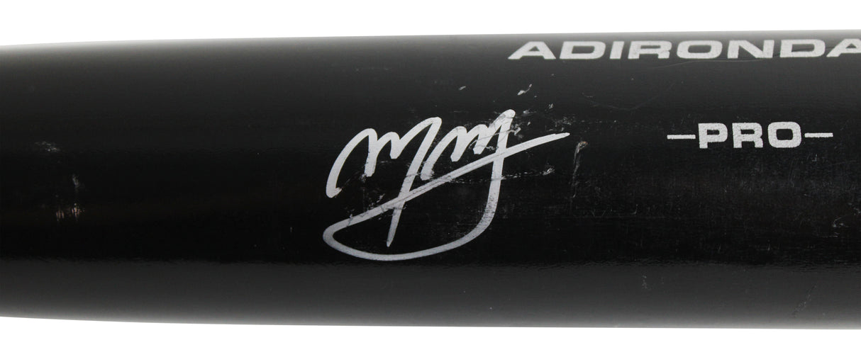 Padres Manny Machado Signed Black Rawlings Adirondack Baseball Bat BAS #BX68758