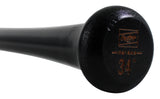 Rays Junior Caminero Signed Black Rawlings Adirondack Baseball Bat BAS #BX68770