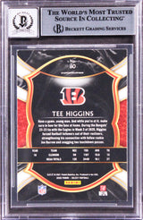 Bengals Tee Higgins Signed 2020 Select #60 Rookie Card Auto 10! BAS Slabbed