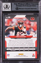 Bengals Tee Higgins Signed 2020 Panini Prizm #308A RC Card Auto 10! BAS Slabbed