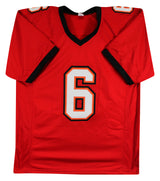 Baker Mayfield Authentic Signed Red Pro Style Jersey Autographed BAS Witnessed