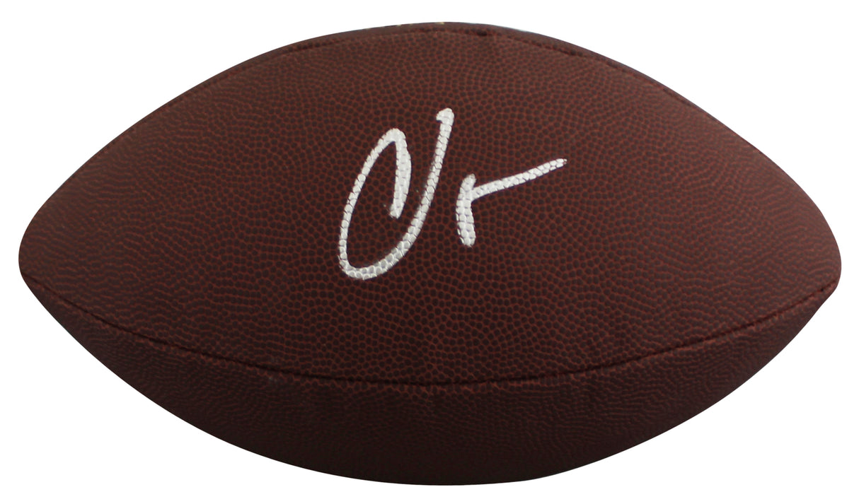 Bengals Chad Johnson Authentic Signed Wilson Super Grip Football BAS #BW88734