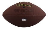 Bengals Chad Johnson Authentic Signed Wilson Super Grip Football BAS #BW88734