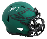 Eagles Michael Vick Authentic Signed Rave Speed Mini Helmet W/ Case BAS Witness