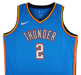 Thunder Shai Gilgeous-Alexander Signed Blue Nike Icon Ed. Jersey JSA #CF72885