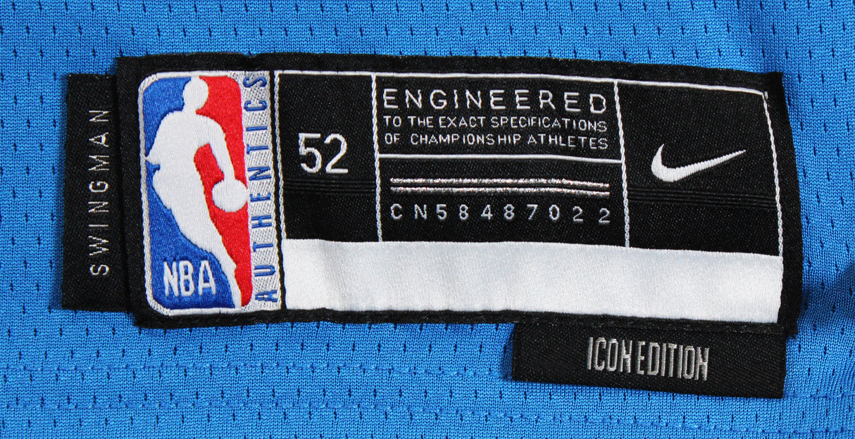 Thunder Shai Gilgeous-Alexander Signed Blue Nike Icon Ed. Jersey JSA #CF72885