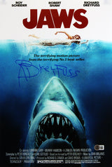Richard Dreyfuss Jaws Signed 12x18 Mini Movie Poster Photo BAS #BV25100