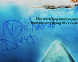 Richard Dreyfuss Jaws Signed 12x18 Mini Movie Poster Photo BAS #BV25033