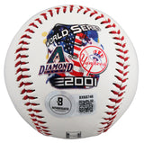D-Backs Luis Gonzalez "G7 GW Hit" Signed WS Logo Fotoball Baseball BAS #BX68746