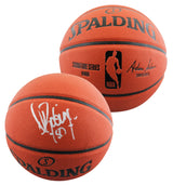 Spurs David Robinson Authentic Signed Spalding Basketball BAS Witnessed #WY58078
