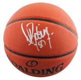 Spurs David Robinson Authentic Signed Spalding Basketball BAS Witnessed #WY58078