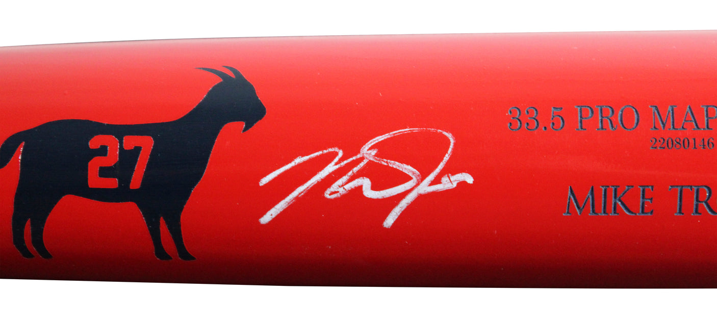 Angels Mike Trout Signed Old Hickory Player Model Baseball Bat MLB #YP104415