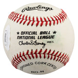 Braves Hank Aaron Authentic Signed Charles Feeney Onl Baseball JSA #YY61141