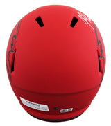 Buccaneers John Lynch "HOF 21" Signed Rave F/S Speed Rep Helmet W/ Case BAS Wit