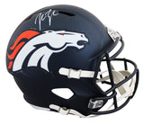 Broncos John Lynch Signed 2024 Full Size Speed Rep Helmet BAS Witnessed