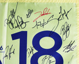 (39) Fleetwood, Clark, Thomas, Rahm +35 Signed 2026 PGA Championship Flag BAS