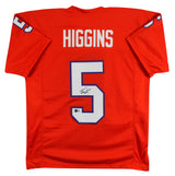 Clemson Tee Higgins Authentic Signed Orange Pro Style Jersey Autographed BAS