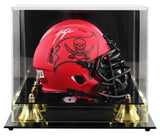 Buccaneers John Lynch Signed Rave Speed Mini Helmet W/ Case BAS Witnessed