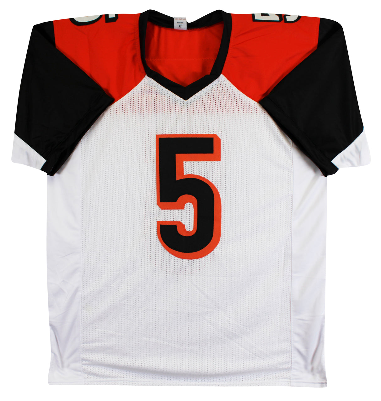 Tee Higgins Authentic Signed White Pro Style Jersey Autographed BAS 2