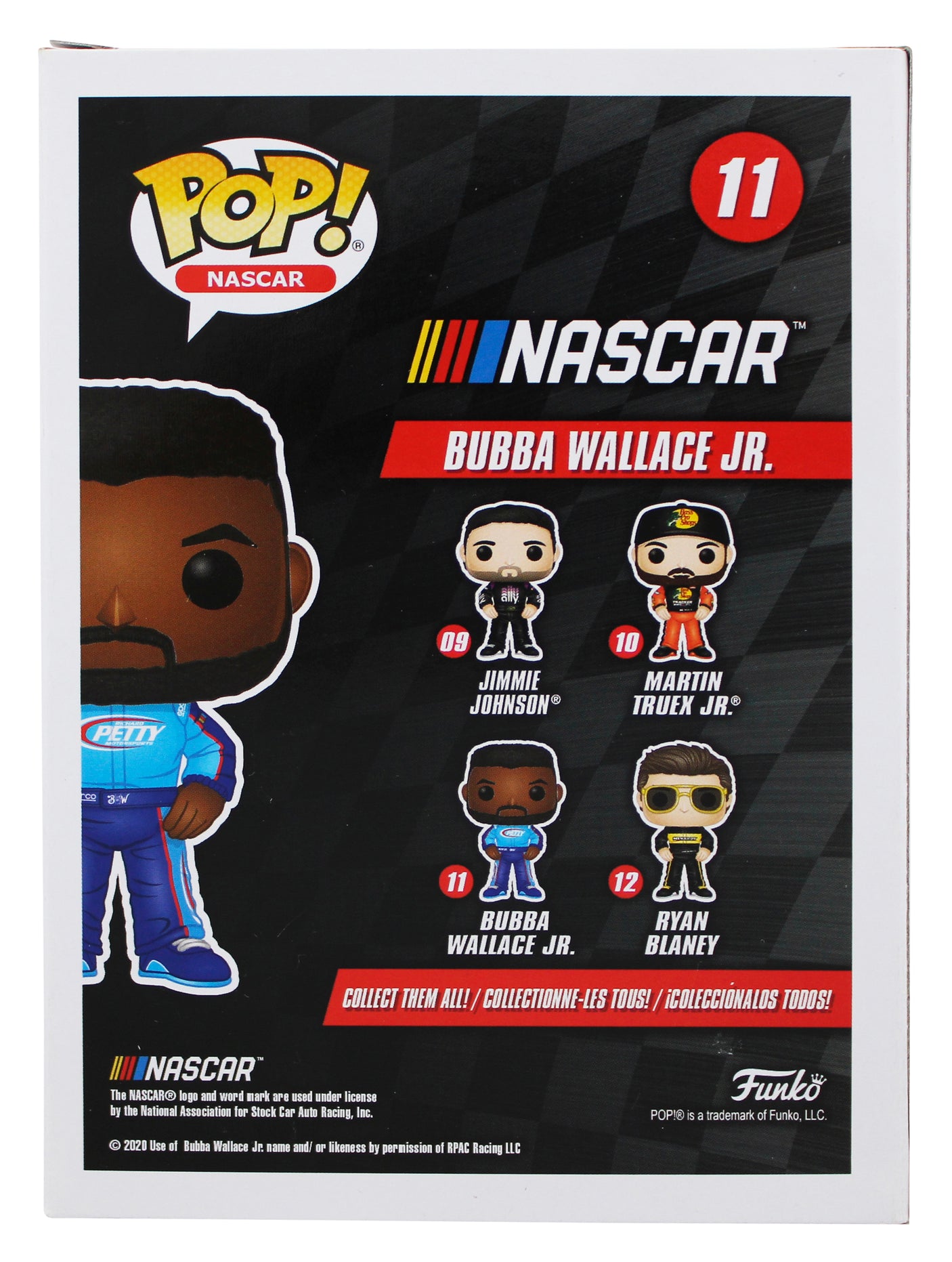 Bubba Wallace Jr. NASCAR Signed #11 Funko Pop Vinyl Figure PSA/DNA #AK15449