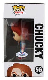 Ed Gale Child's Play 2 "Chucky" Signed Chucky #56 Funko Pop Figure PSA #1C89650