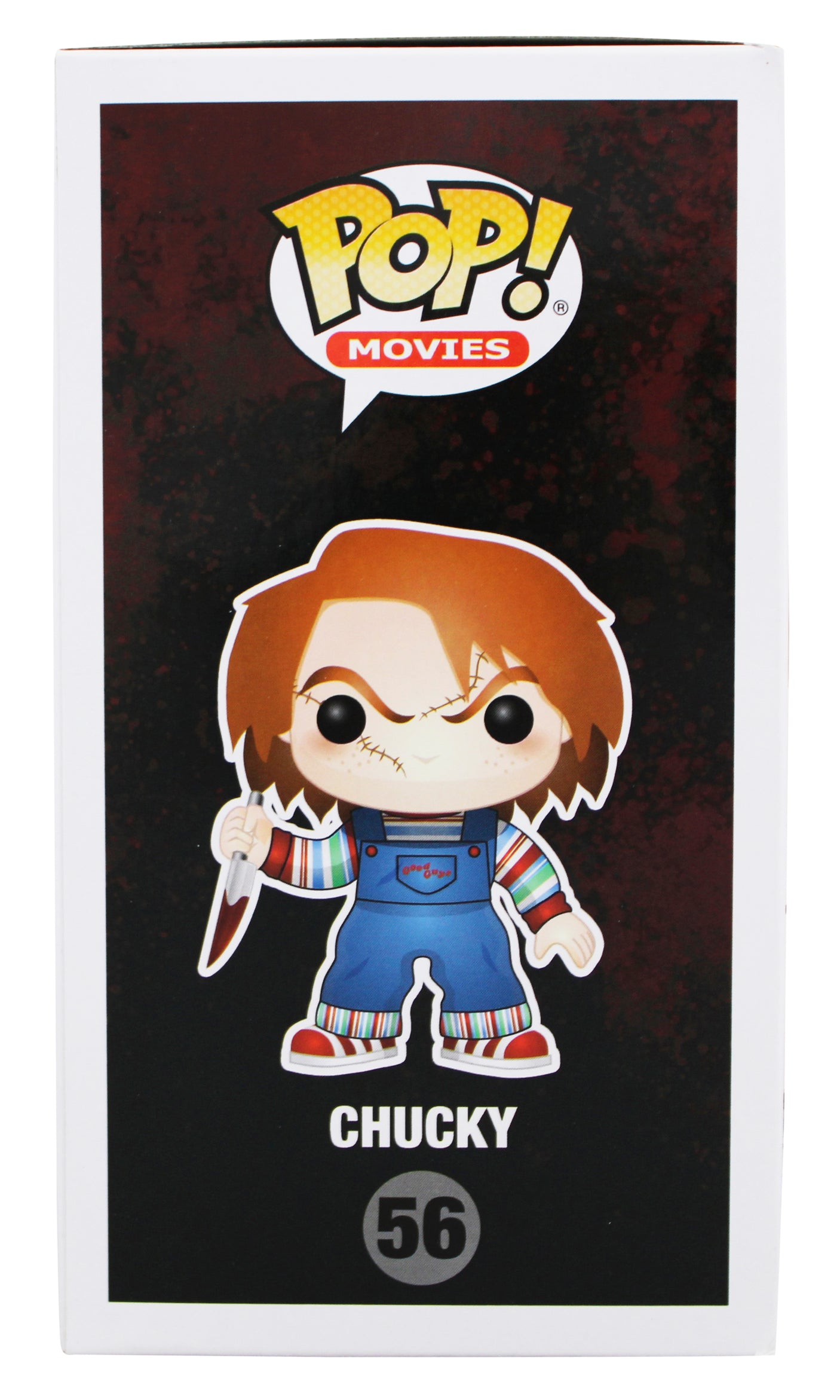 Ed Gale Child's Play 2 "Chucky" Signed Chucky #56 Funko Pop Figure PSA #1C89650