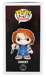 Ed Gale Child's Play 2 "Chucky" Signed Chucky #56 Funko Pop Figure PSA #1C89650