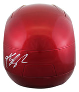 The Avengers (5) Lee, Jackson, Rudd +2 Signed Iron Man F/S Helmet BAS #AE64811