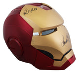 The Avengers (5) Lee, Jackson, Rudd +2 Signed Iron Man F/S Helmet BAS #AE64811